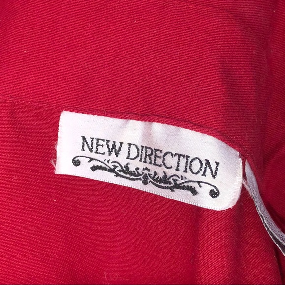 New Direction Embellished Red Jacket. SZ M - Picture 3 of 6